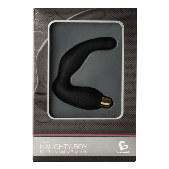 Rocks-Off - Massaggiatore Punto G Maschio Naughty-Boy 7 V Nero