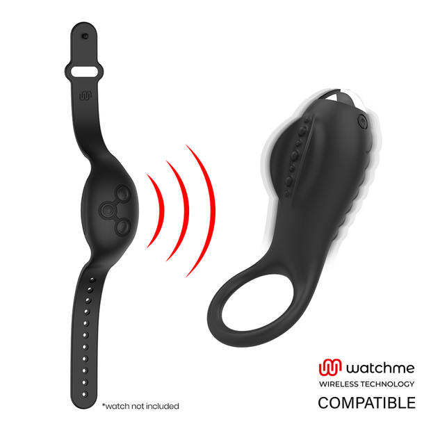 Brilly Glam - Anello Per Il Pene Alan Compatibile Con La Tecnologia Wireless Watchme