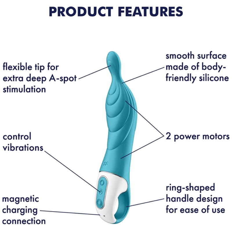 Vibratore Rabbit Satisfyer in Silicone Medical-Grade Premium