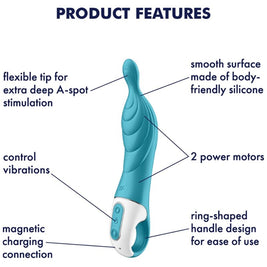 Vibratore Rabbit Satisfyer in Silicone Medical-Grade Premium