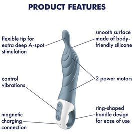 Satisfyer - Amazing 2 Aspot Vibratore Grigio