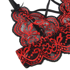 Subblime - Set Due Pezzi Top In Pizzo E Slip S/M
