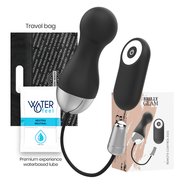 Brilly Glam Ian Vibratore con Telecomando Premium
