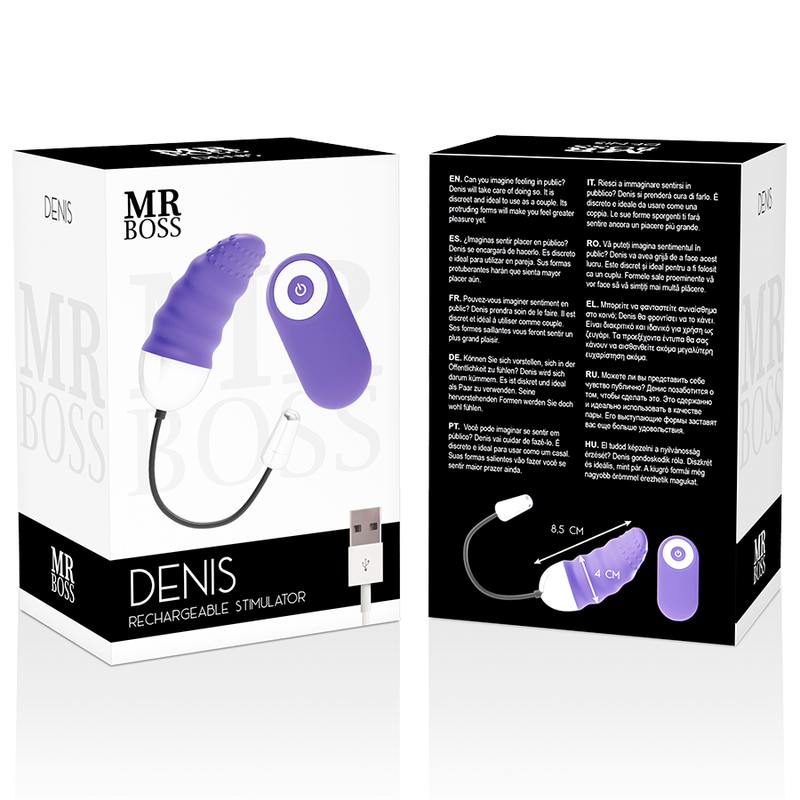 Mr. Boss Denis Egg Vibratore Telecomandato Premium Wireless - immagine 6