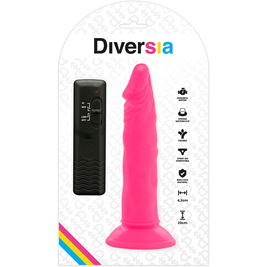 Diversia - Dildo Vibrante Flessibile Rosa 23 Cm -O- 4,3 Cm