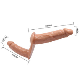 Baile - Doppio Dildo Ultra Passionale Con Imbracatura