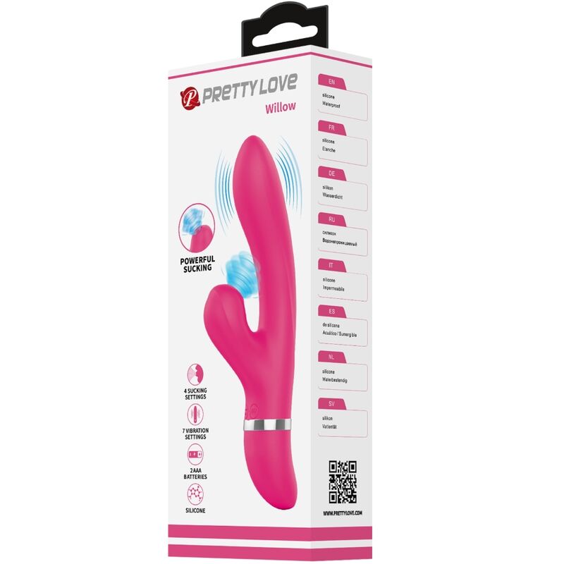 Intense Willow Rabbit Stimolatore Doppio in Silicone Premium - immagine 4