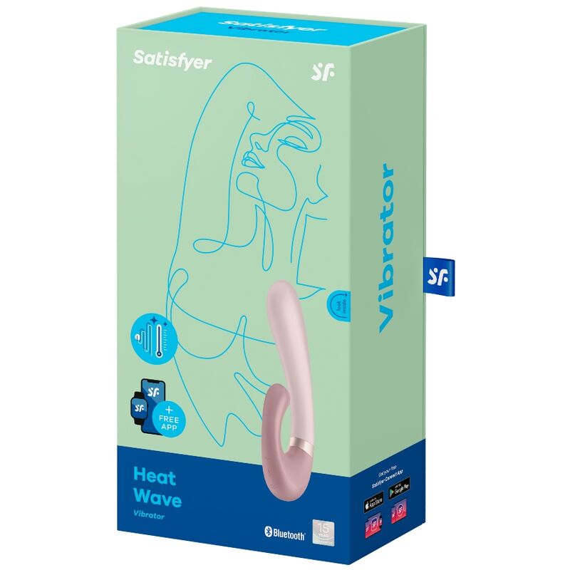 SATISFYER - APP VIBRATORE HEAT WAVE BIANCO