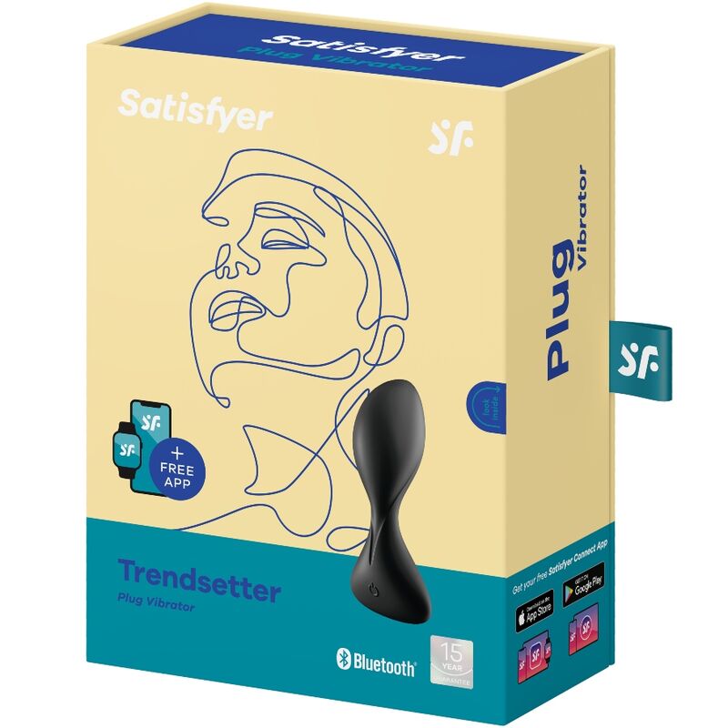 Satisfyer Trendsetter Vibratore Smart con APP in Silicone Nero - immagine 4