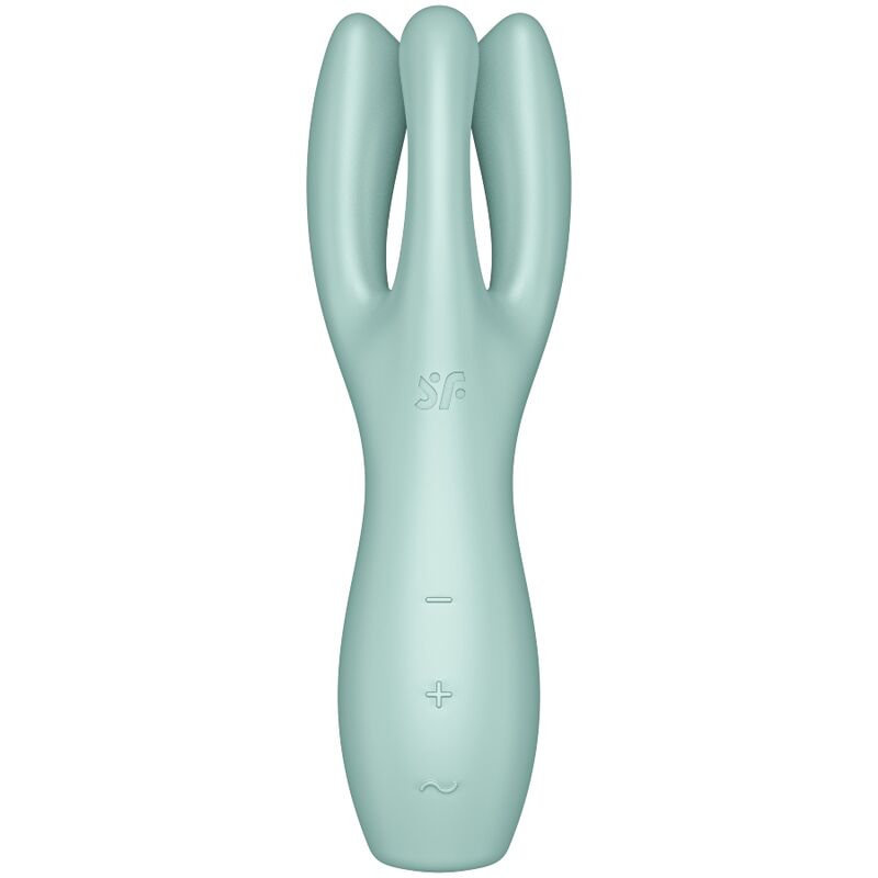 SATISFYER - VIBRATORE THREESOME 3 MENTA