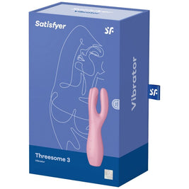 SATISFYER - VIBRATORE THREESOME 3 MENTA