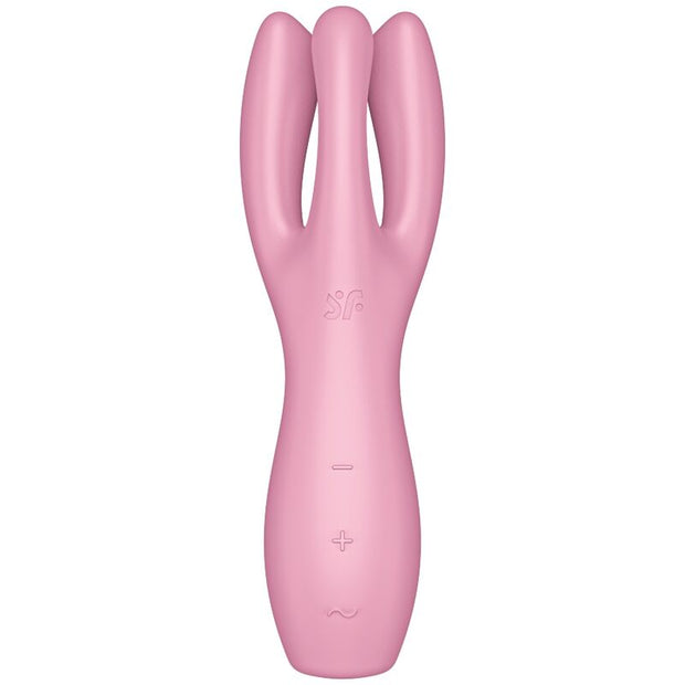 SATISFYER - VIBRATORE THREESOME 3 MENTA