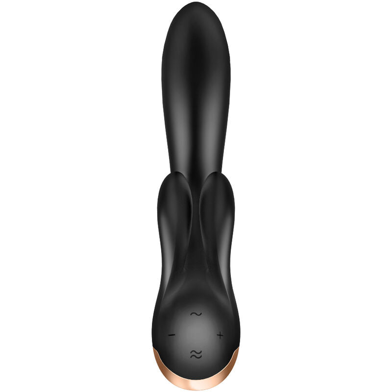 SATISFYER - APP VIBRATORE DOPPIO FLEX NERO