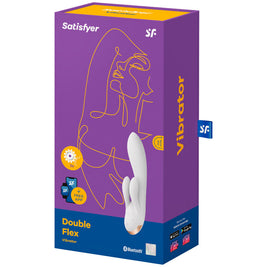 SATISFYER - APP VIBRATORE DOPPIO FLEX NERO