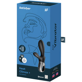 Satisfyer - Heat Climax+ Vibratore Anale App Nero