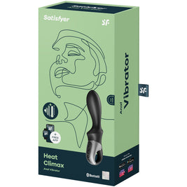 Satisfyer - App Vibratore Anale Heat Climax Nero