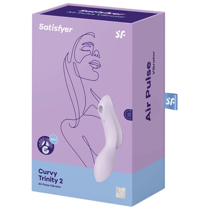 Satisfyer Curvy Trinity 2 Estimulatore E Vibratore - Morado