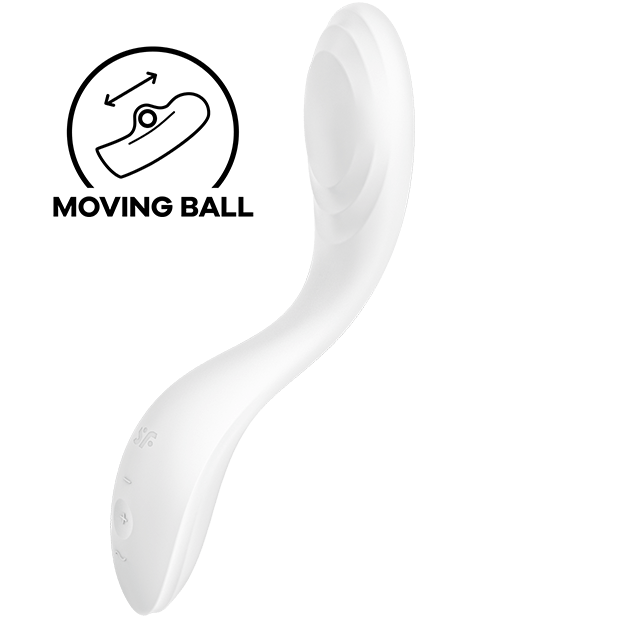 Satisfyer Rrrolling Pleasure Vibratore Punto G Premium Bianco