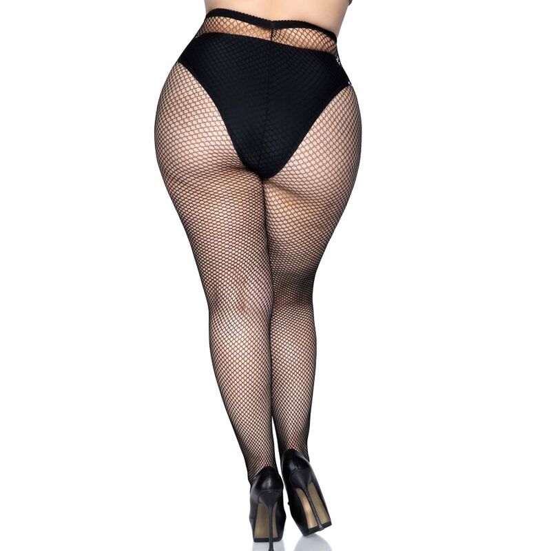 Leg Avenue - Collant A Rete Taglie Forti