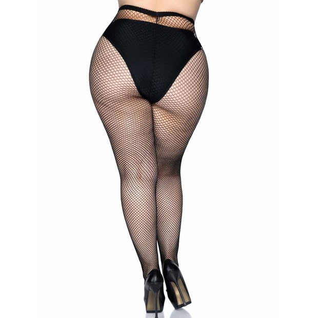 Leg Avenue - Collant A Rete Taglie Forti