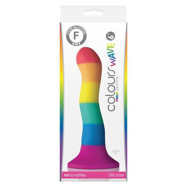 Bandiera Lgbt Pride Dildo Onda 17 Cm