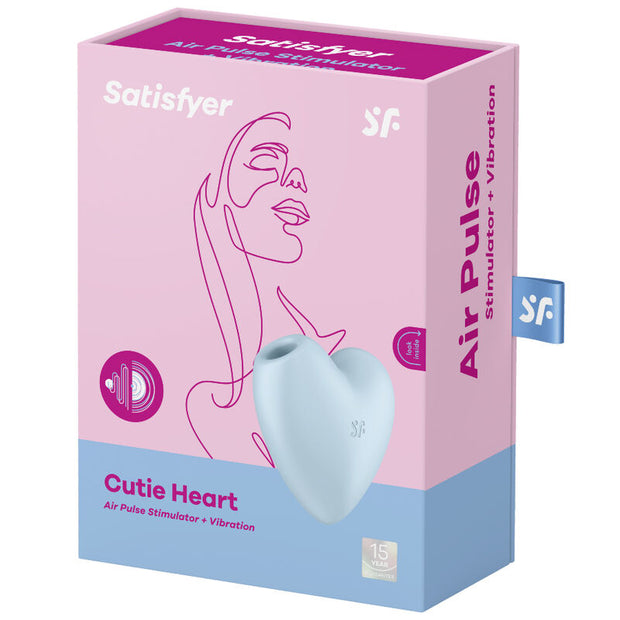 Satisfyer - Cutie Heart Estimulador E Vibrador Azul