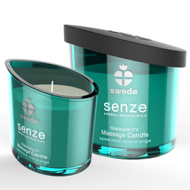 Swede Senze Tranquility Candela Massaggio Menta Rosa Arancia