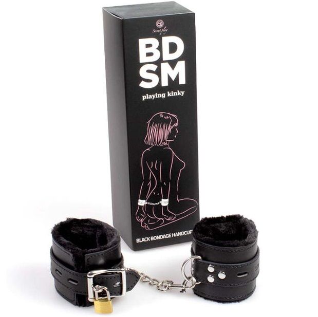 Secretplay - Collezione Bdsm Di Manette Bondage Nere