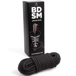 Secretplay - Collezione Bdsm Con Corde Bondage Nere