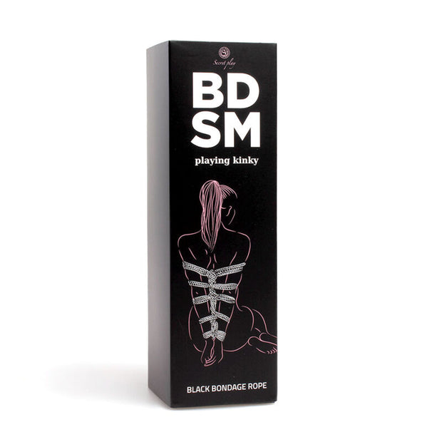 Secretplay - Collezione Bdsm Con Corde Bondage Nere