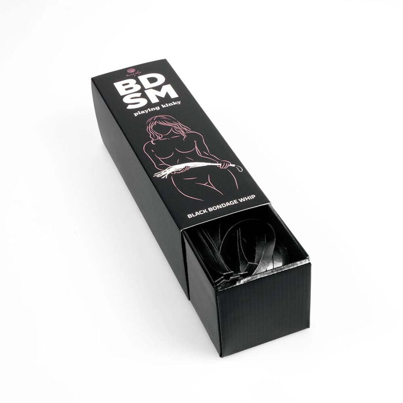 Secretplay - Collezione Bdsm Di Fruste Bondage Nere
