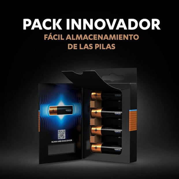Duracell - Batteria Alcaline Optimum 200 Aa Lr6 4 Unità