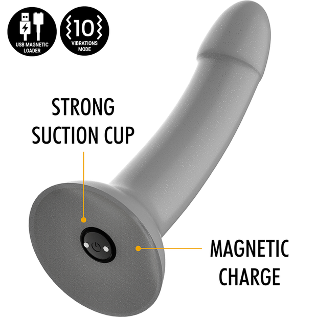 Mitologia - Rune Majestic Dildo S - Vibratore Watchme Compatibile Con Tecnologia Wireless