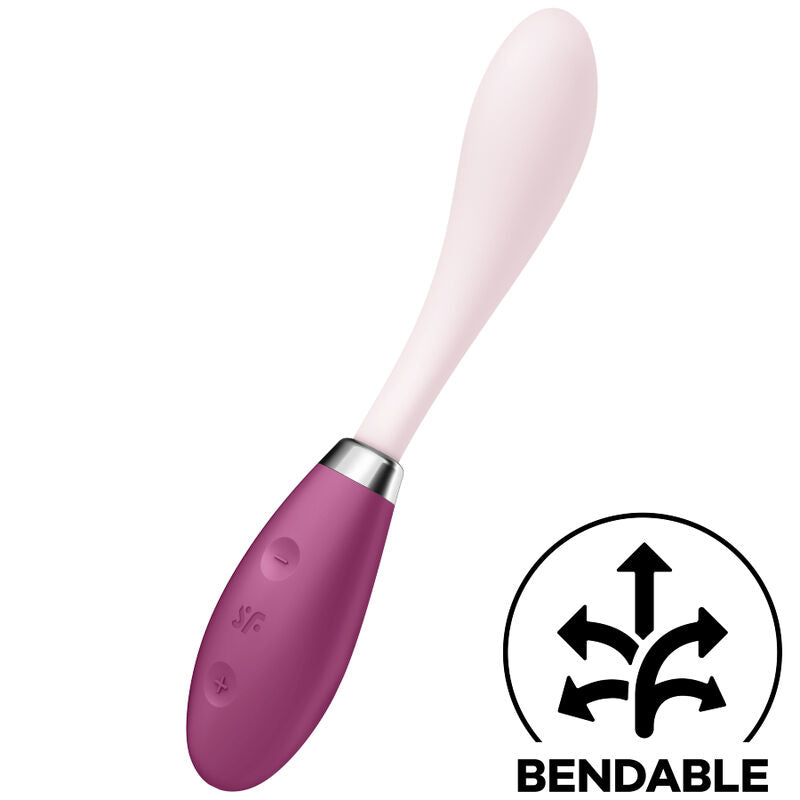 Satisfyer G-Spot Flex 3 Vibratore Premium in Silicone Rosso