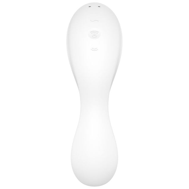 SATISFYER - STIMOLATORE E VIBRATORE CURVY TRINITY 5 AIR PULSE BLU