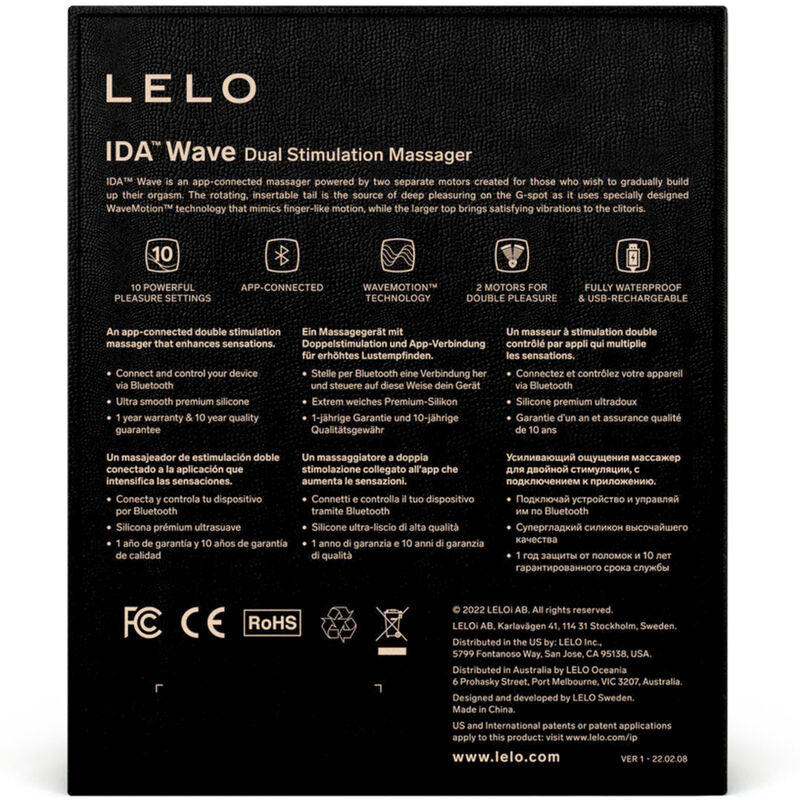 Lelo - Ida Wave Coral Massaggiatore Per Coppie