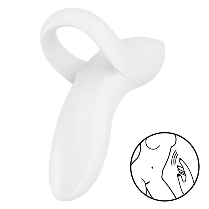 Satisfyer Bold Lover Vibratore da Dito Premium in Silicone