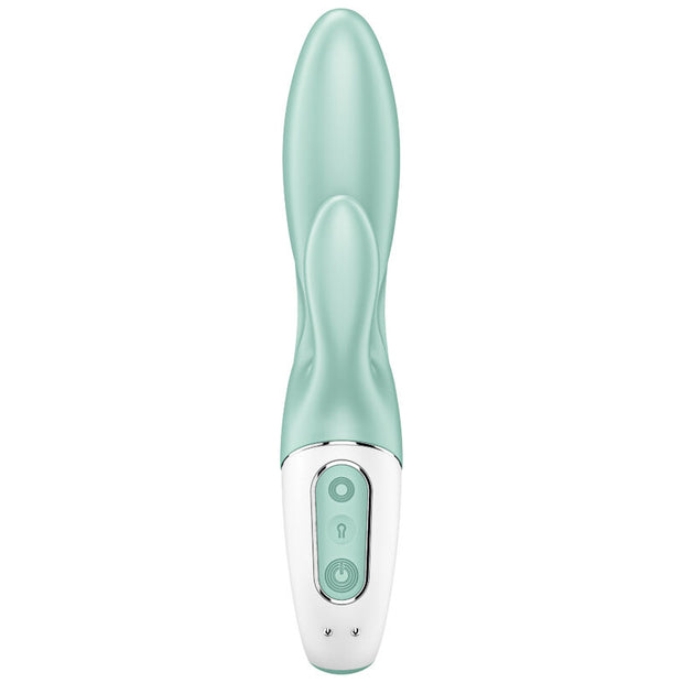 Satisfyer Air Pump Bunny Vibratore Gonfiabile con App Verde - immagine 2