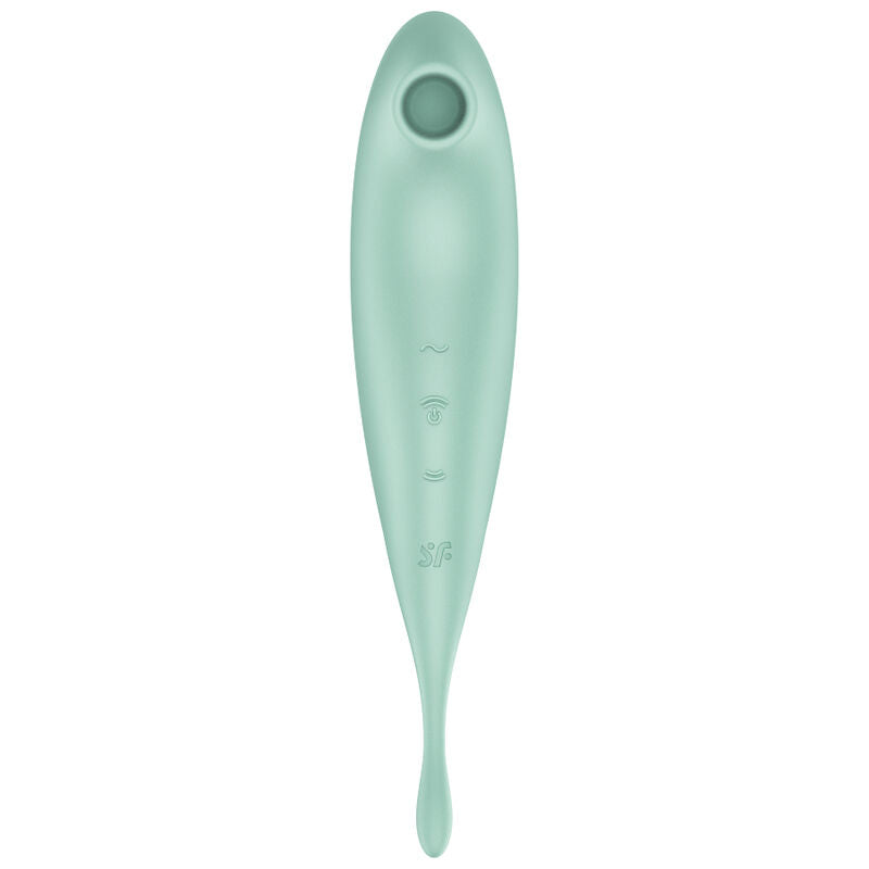 SATISFYER - TWIRLING PRO+ STIMOLATORE E APP VIBRATORE VERDE