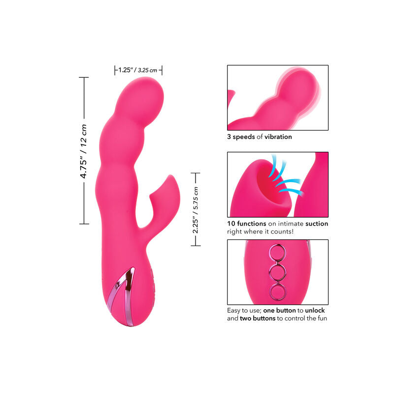 Calexotics Oceanside Vibratore Rabbit Premium in Silicone - immagine 2