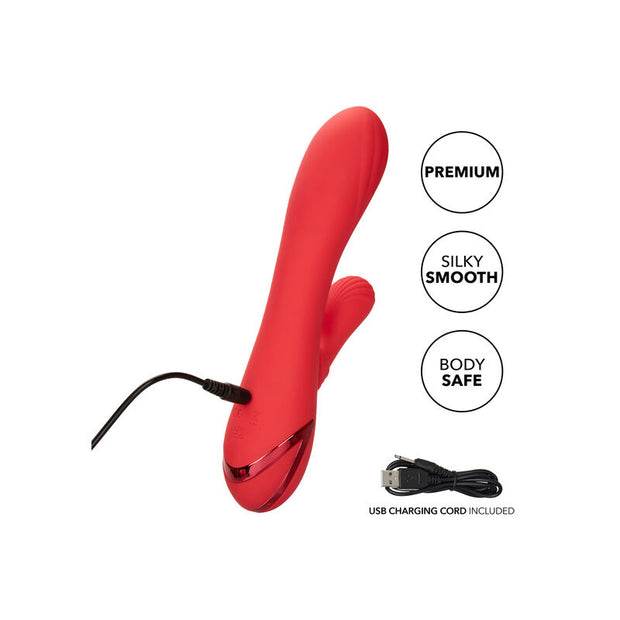 Calexotics Palisades Rosso Passione Rabbit Premium in Silicone - immagine 2