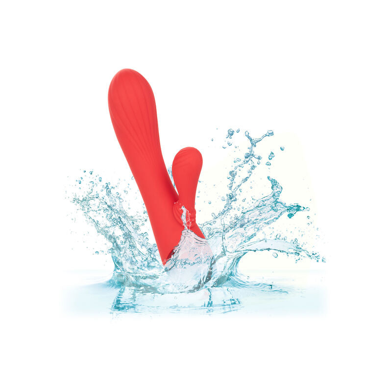 Calexotics Palisades Rosso Passione Rabbit Premium in Silicone - immagine 6