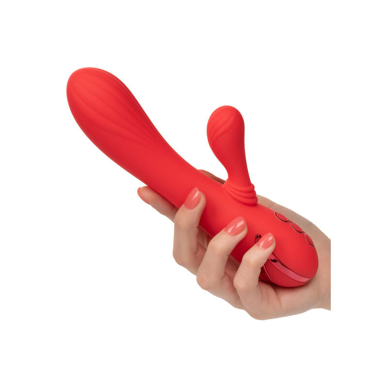 Calexotics Palisades Rosso Passione Rabbit Premium in Silicone - immagine 7