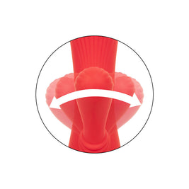 Calexotics Palisades Rosso Passione Rabbit Premium in Silicone - immagine 9