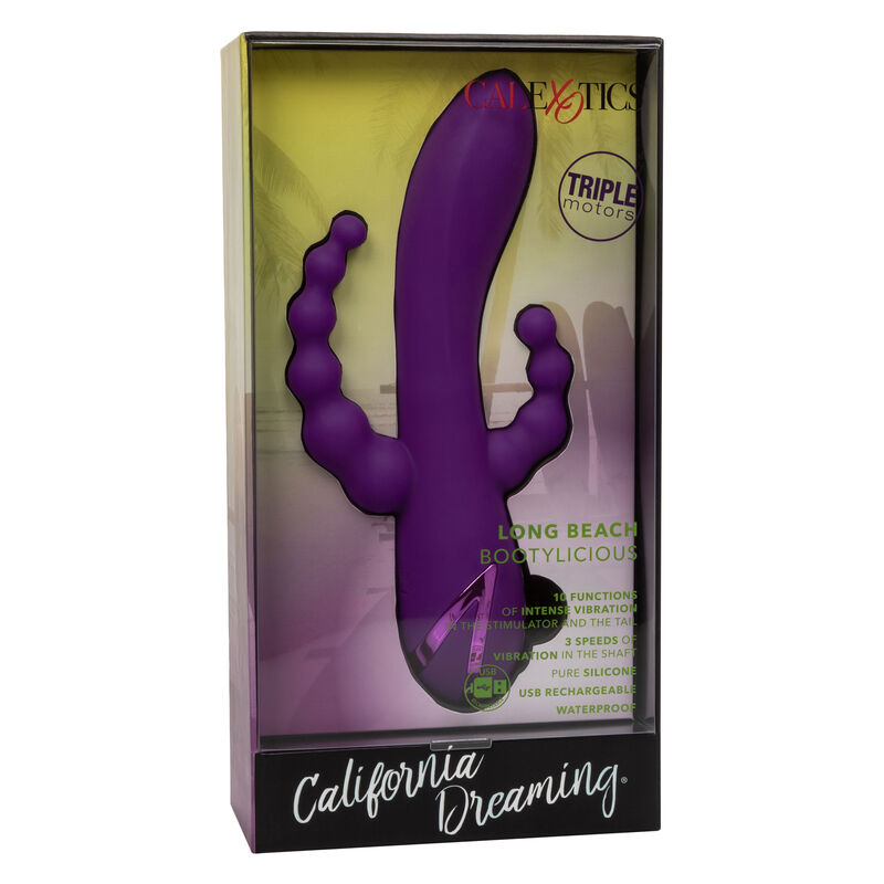 Calexotics Long Beach Bootylicious Viola Vibratore Premium Hi-Tech - immagine 2
