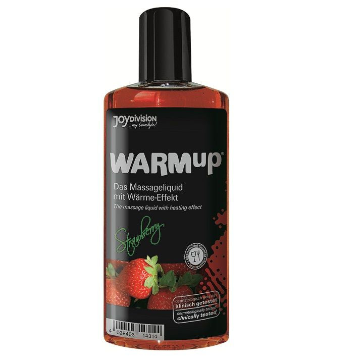 JoyDivision WarmUp Fragola - Olio Riscaldante Corpo 150ml