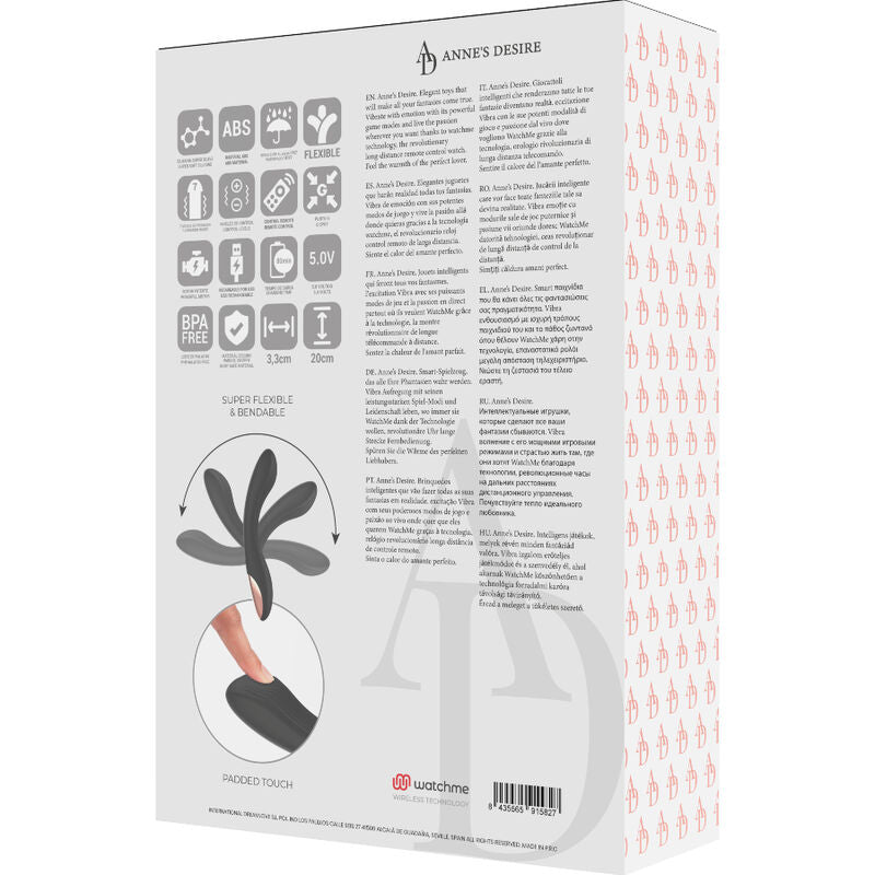 Anne's Desire Curve Vibratore con Telecomando Tecnologia WatchMe - immagine 11