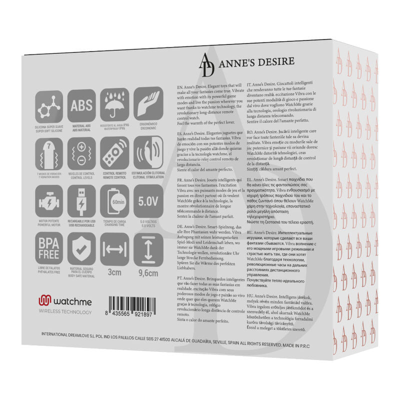 Anne's Desire Panty Pleasure con Telecomando WatchMe Premium - immagine 13
