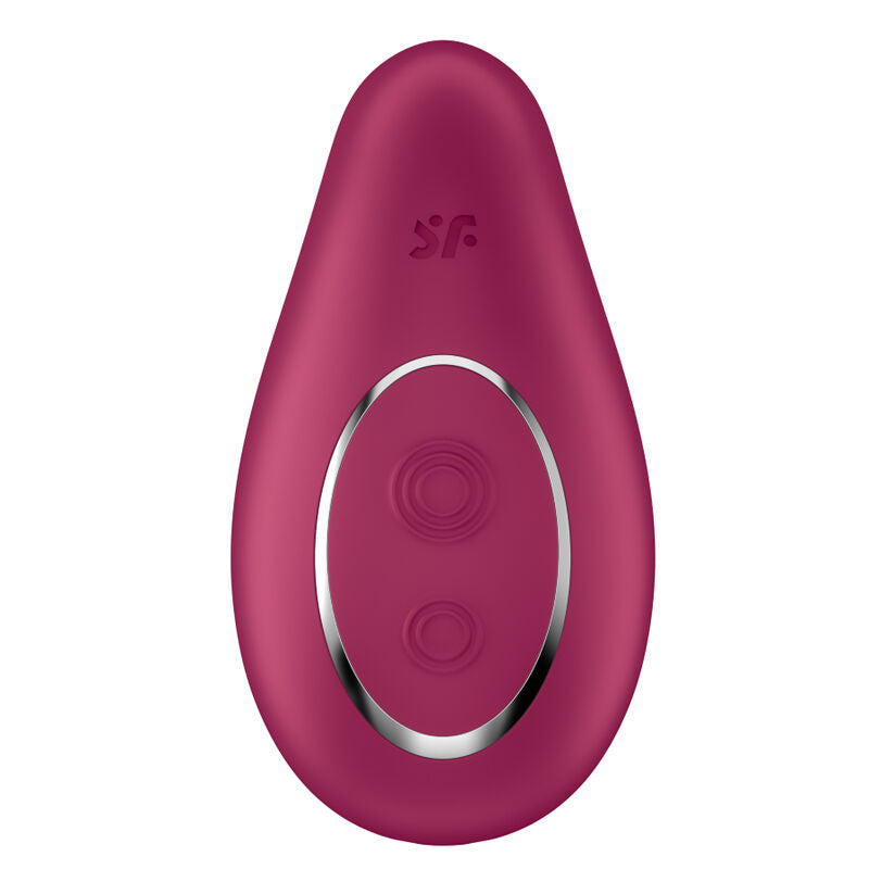 SATISFYER - VIBRATORE DA APPOGGIO DIPPING DELIGHT ROSSO