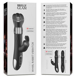 Brilly Glam - Vibratore E Rotatore Moebius Rabbit Compatibile Con La Tecnologia Wireless Watchme